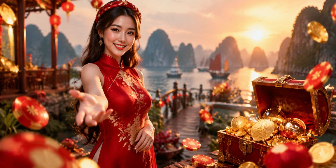 Không khí casino và cá cược tại Việt Nam với đèn neon rực rỡ